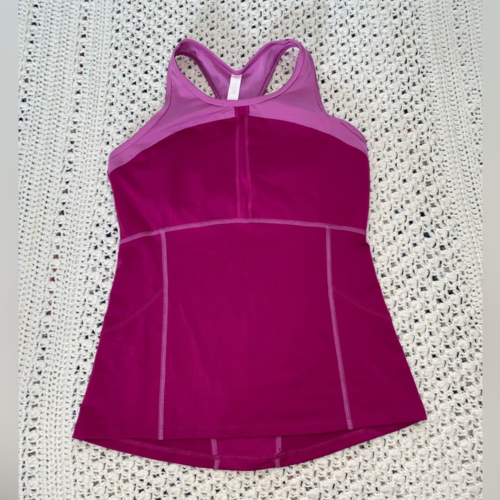 Lucy Tank Sports Bra Sz M brand new never worn without tags Pink